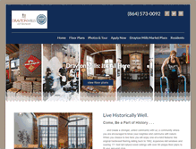 Tablet Screenshot of draytonlofts.com